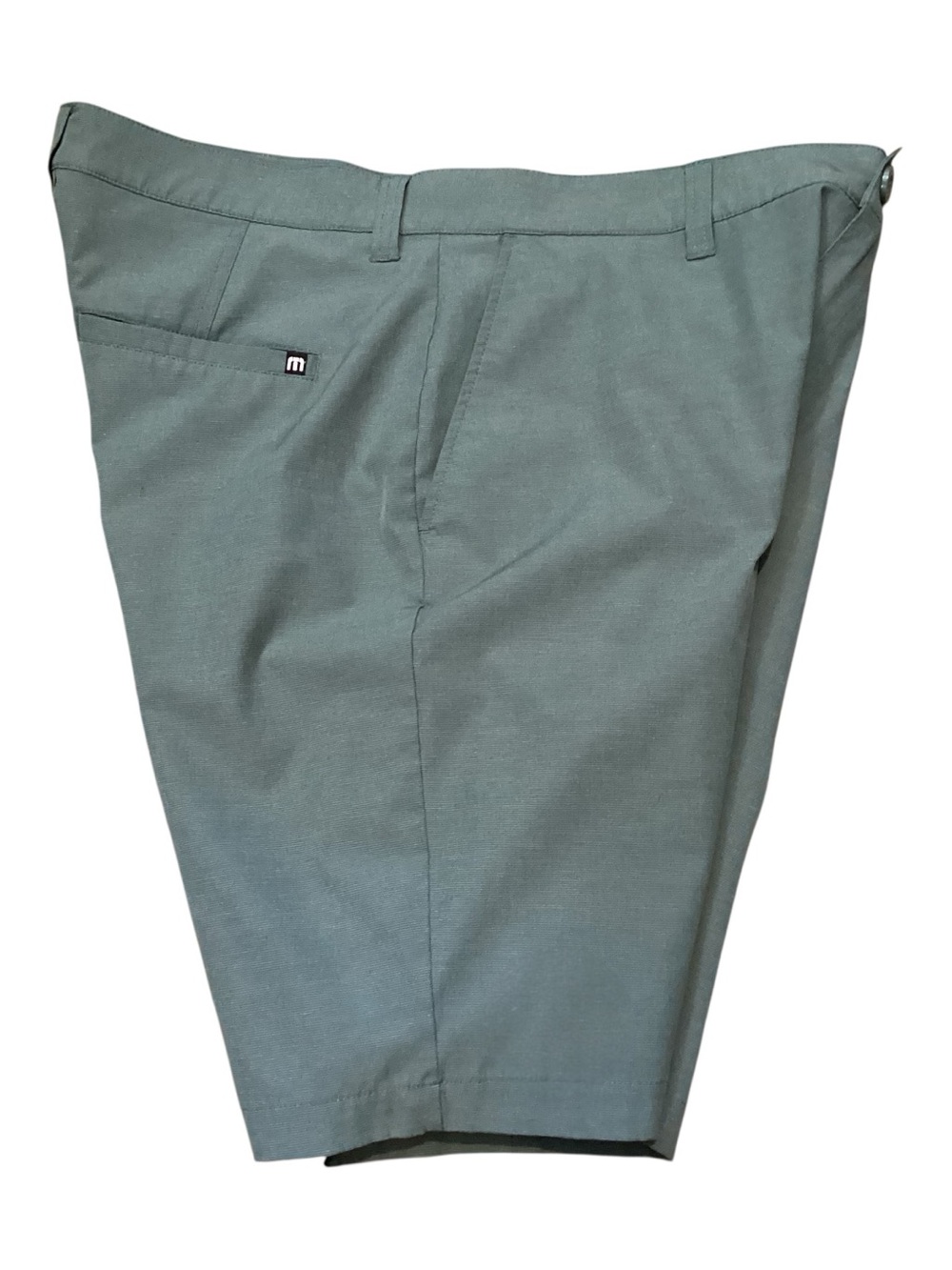Travis Mathew Beck Shorts Balsam Green Grey Jade Size 35‎ Stretch Golf 1MM208 - Picture 7 of 9